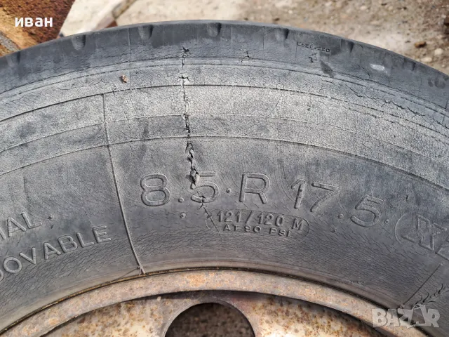 джанти с гуми 8,5х17,5, снимка 2 - Гуми и джанти - 49914144
