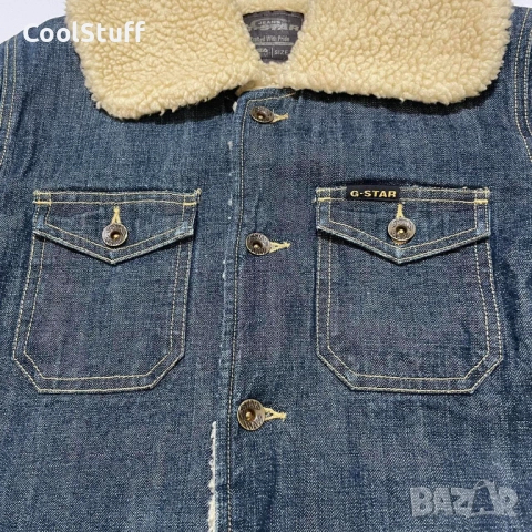 Дамско Зимно Дънково Яке G-Star Raw Denim, снимка 2 - Якета - 52656125