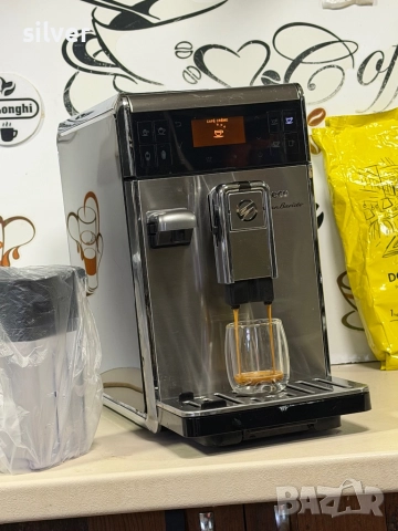 Кафемашина кафе автомат Saeco GranBarista с гаранция, снимка 3 - Кафемашини - 52487640