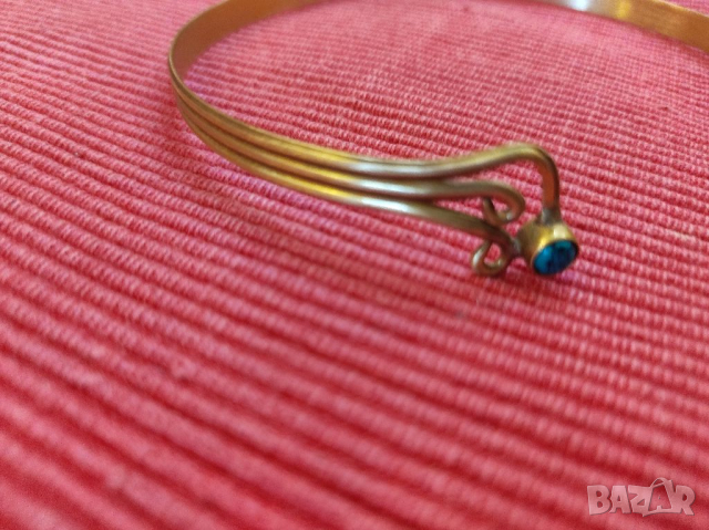 Старо, твърдо колие, тип торква, бронз. , снимка 4 - Антикварни и старинни предмети - 36409152