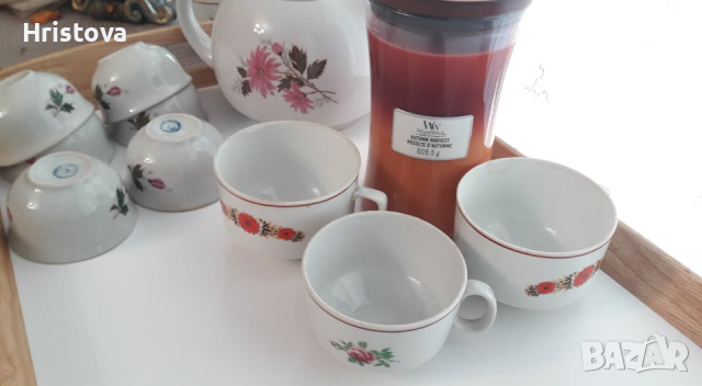 Чаши за чай, за допълване на сервизи  български порцелан, снимка 4 - Чаши - 36566881