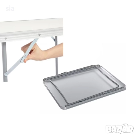 Сгъваема Маса за къмпинг или градина, 80 x 60 x 70 см , снимка 3 - Къмпинг мебели - 44549430