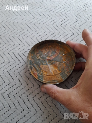 Стар капак от кутия Гланцово паркетно масло, снимка 3 - Колекции - 53047657