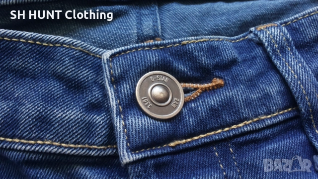 G-Star 3301 LOW TAPERED Jeans Размер 32 / 30 еластични дънки 1-61, снимка 7 - Дънки - 52216867