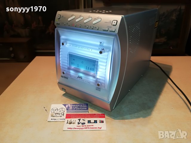 jvc minidisc/cd/tuner/amplifier germany 1107211954, снимка 6 - Ресийвъри, усилватели, смесителни пултове - 33490067