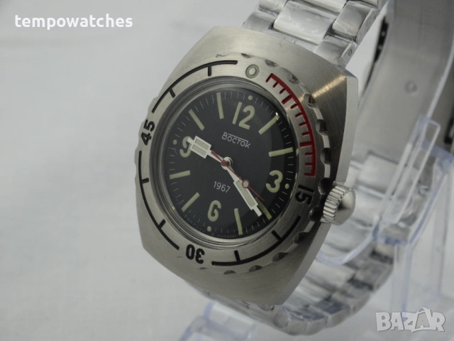 ВОСТОК АМФИБИЯ АВТОМАТИЧЕН ref: 90078А, снимка 8 - Мъжки - 53128700