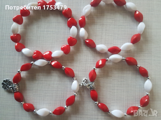 Мартеници на ластик, снимка 4 - Гривни - 36485781