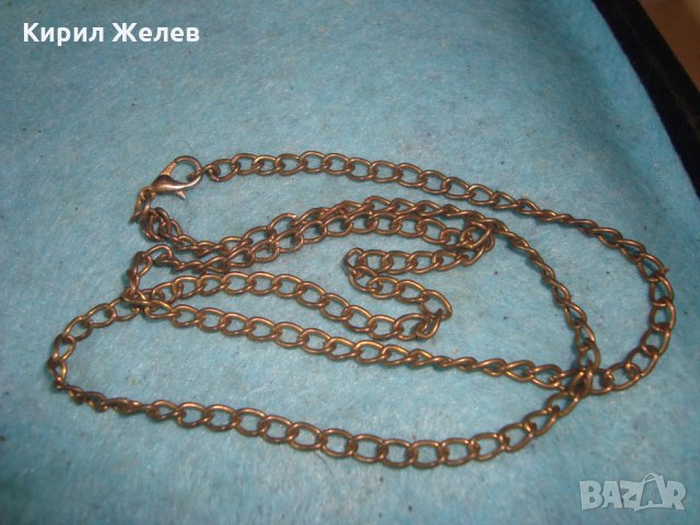 СТАРА ВЕРИЖКА СИНДЖИР ЛАНЕЦ КЮСТЕК КОЛИЕ 19182, снимка 5 - Антикварни и старинни предмети - 35232330