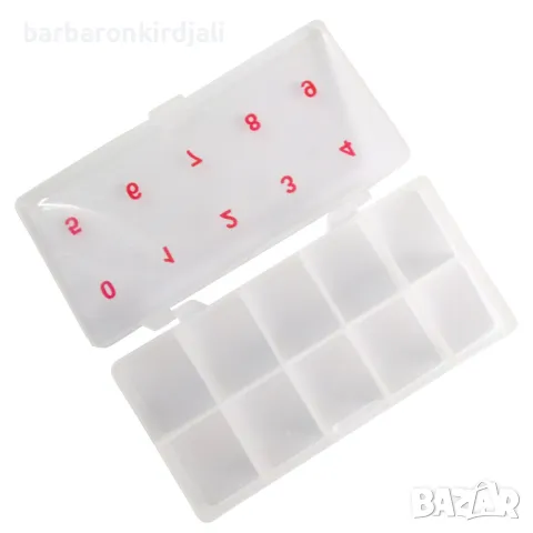 Кутия с номера за консумативи, снимка 2 - Козметични уреди - 47895978