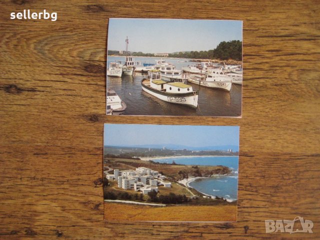 Пощенски картички от Приморско от 1988 г. - нови, снимка 1 - Колекции - 27966170