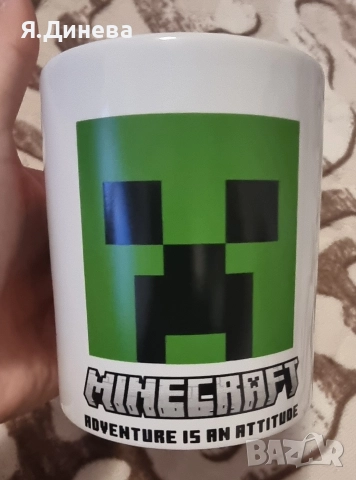Порциланова чаша Minecraft , снимка 3 - Чаши - 52951399