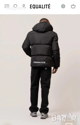 Мъжко зимно яке EQUALITE, снимка 5 - Якета - 53211829