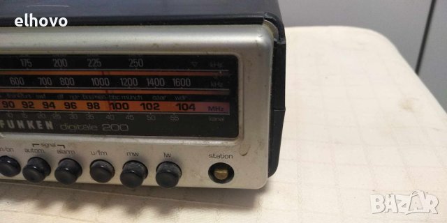 Радиочасовник Telefunken digitale 200, снимка 4 - Радиокасетофони, транзистори - 43380176