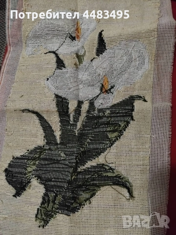 Гоблен цветя кала , снимка 4 - Гоблени - 53277249
