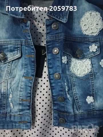  Дамски дънкови елечета, снимка 10 - Якета - 31372581