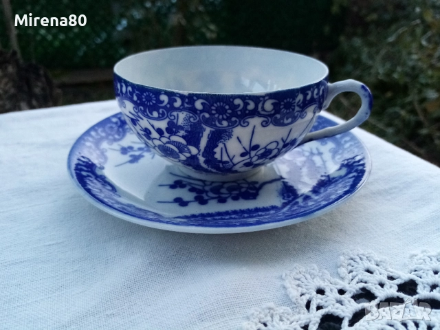 Винтидж японски сервиз за чай, снимка 5 - Сервизи - 52950731