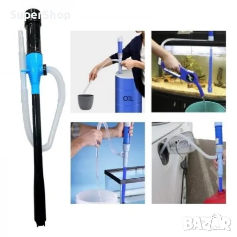 Помпа за източване течности гориво нафта бензин дизел масло на батерии, снимка 3 - Аксесоари и консумативи - 47520720