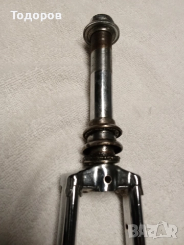 Ретро никелирана вилка за шосеен велосипед , снимка 2 - Части за велосипеди - 52021317