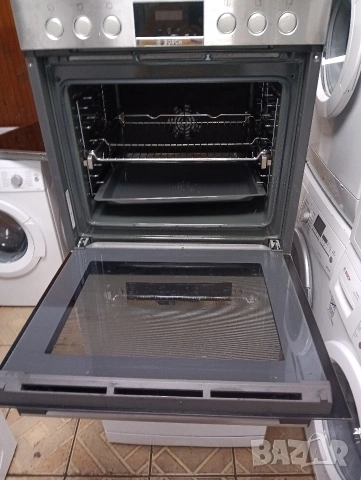 Иноксова печка за вграждане с керамичен плот Бош Bosch с две години гаранция!, снимка 4 - Печки, фурни - 53461375