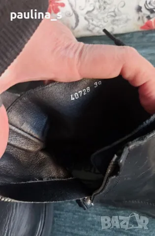 "NUDE" leather boots / Байкър форт дамски боти от естествена кожа , снимка 13 - Дамски боти - 49050425