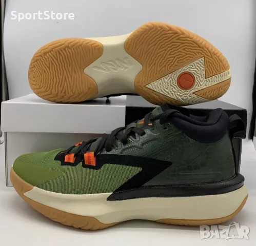 Nike Air Jordan Zion 1 Bayou Boys Carbon Green Black DA3130-300, снимка 4 - Спортни обувки - 48816857