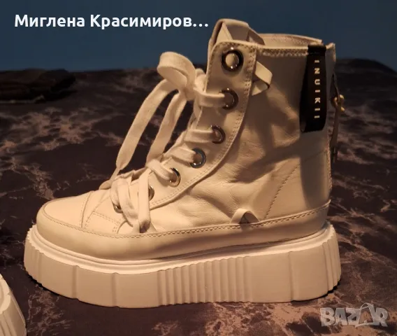 Високи кецове на платформа lnuikii, снимка 3 - Дамски боти - 48217475