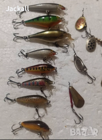 Воблер Rapala, dam, mepps, блесна blue Fox кефал, костур, пъстърва trout спининг, снимка 6 - Стръв и захранки - 52903721