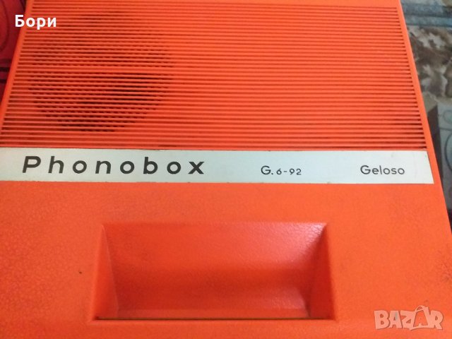 Грамофон Phonobox G 6-92 Geloso, снимка 4 - Грамофони - 26478437