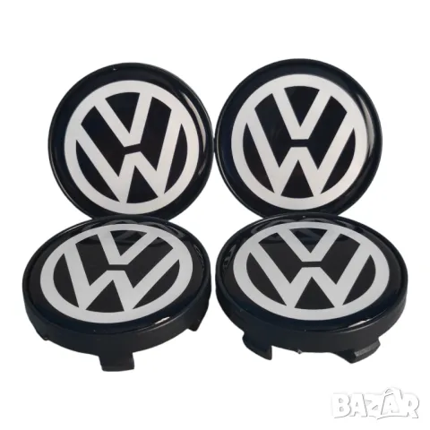 56мм Капачки за джанти за Фолксваген VW Пасат Голф Бора Поло Кади