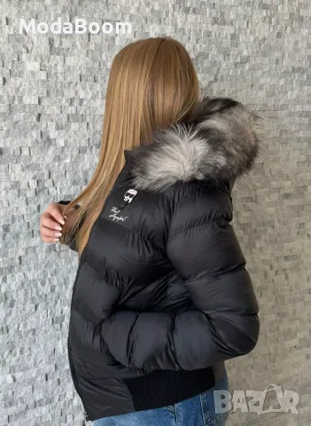 Karl Lagerfeld Къси Дамски Зимни Якета В Пет Цвята, снимка 5 - Якета - 48075240