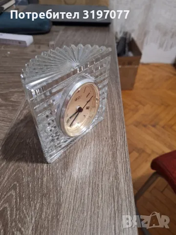 Немски кристален часовник Mikasa, снимка 3 - Антикварни и старинни предмети - 49831128