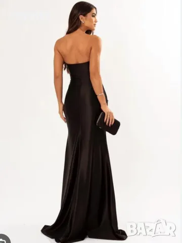 Официална дълга черна рокля, снимка 3 - Рокли - 50071914