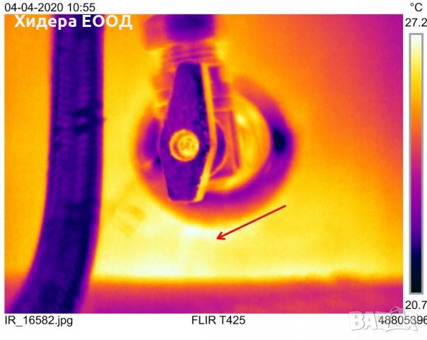 Откриване на течове с термокамера FLIR в Пловдив, снимка 5 - ВиК услуги - 28389167