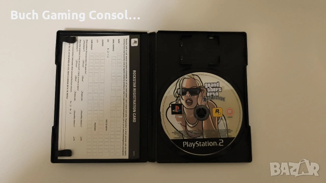 Grand Theft Auto San Andreas Playstation 2 в добро състояние!, снимка 2 - Игри за PlayStation - 53607079