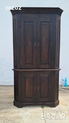 Ретро шкаф ъглов масив