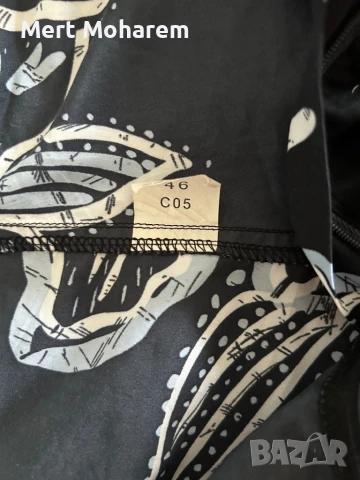 Дамски къси панталони като нови, размер 46, флорален принт, снимка 3 - Къси панталони и бермуди - 50852475