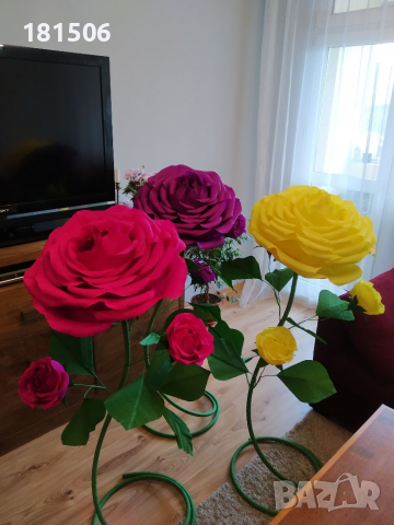 Голями цветя за декорация, снимка 7 - Изкуствени цветя - 28281796