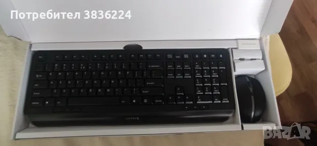 cherry gentix desktop мишка и клавиатура. Безкабелни