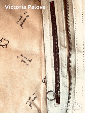 Стилна италианска чанта MADE IN FLORENCE естествена кожа, снимка 7 - Чанти - 39230137