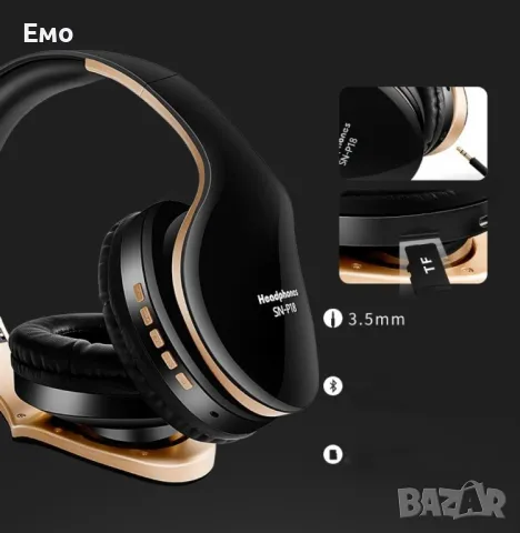 Безжични Bluetooth слушалки в три различни цвята, снимка 5 - Слушалки и портативни колонки - 47838527