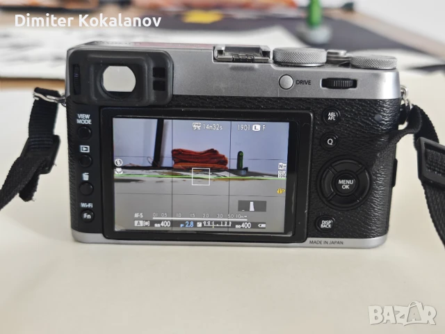 Fujifilm X100T фотоапарат – сребрист, отлично състояние, WCL-X100, EF-X20, снимка 3 - Фотоапарати - 51327085