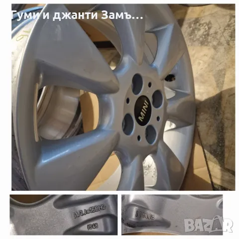 Honda Djazz Mini Cooper 16 , снимка 2 - Гуми и джанти - 49613436