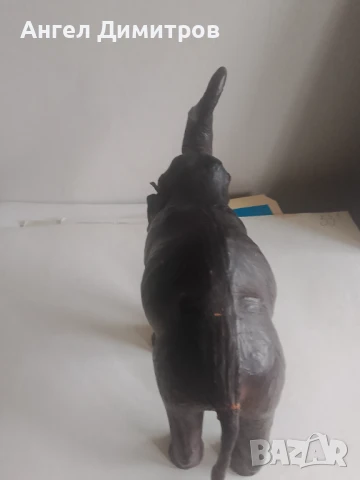 Стар кожен слон , снимка 7 - Антикварни и старинни предмети - 51201709