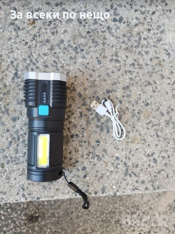 Водоустойчив мощен акумулаторен фенер 4в1, снимка 6 - Други инструменти - 43483287
