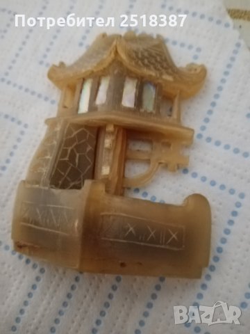 Фигура Нетцке,Мейджи,период,Нетске,седеф и рог,Рр!