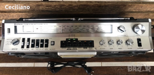 Радиокасетофон HITACHI TRK-8180Е, снимка 10 - Радиокасетофони, транзистори - 53514534