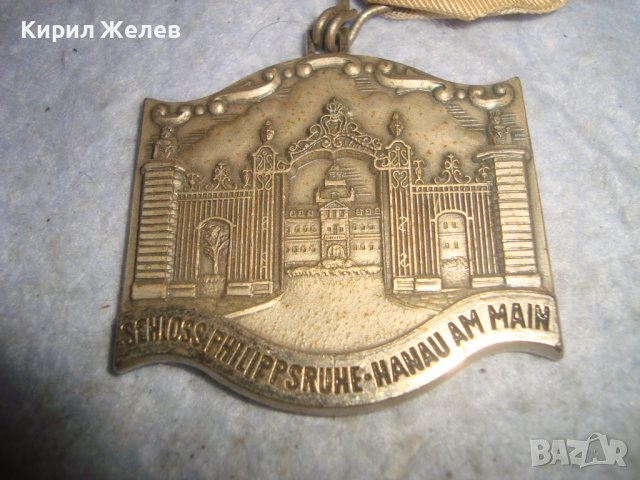 1976г. СТАР ГЕРМАНСКИ ПОСРЕБРЕН РЯДЪК КОЛЕКЦИОНЕРСКИ МЕДАЛ с ЛЕНТА и НОСАЧ 30628, снимка 8 - Антикварни и старинни предмети - 37954930