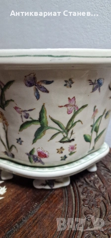 Винтидж декоративна кашпа , снимка 5 - Декорация за дома - 53276762