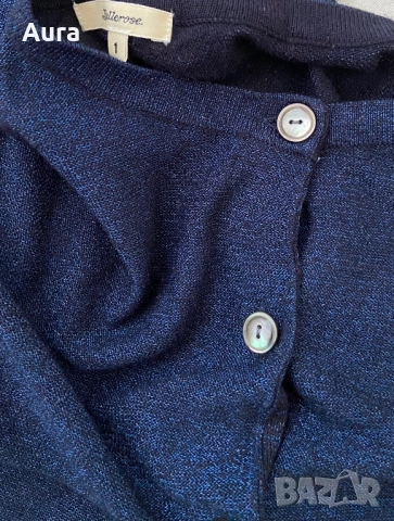Blue cardigan Bellerose , снимка 2 - Блузи с дълъг ръкав и пуловери - 51674046