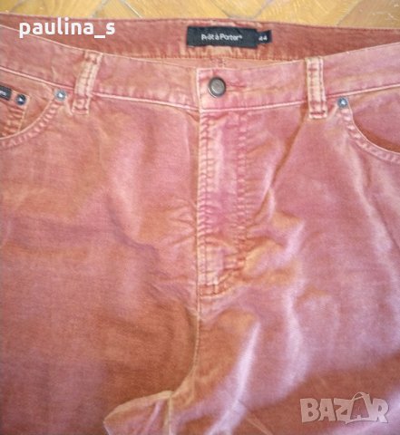 Два броя / Еластични маркови бермуди "Pret a porter" и "Fransa" широки крачоли / голям размер, снимка 7 - Къси панталони и бермуди - 28235377